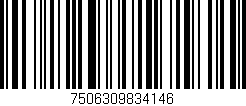 Código de barras (EAN, GTIN, SKU, ISBN): '7506309834146'