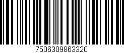 Código de barras (EAN, GTIN, SKU, ISBN): '7506309863320'