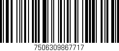 Código de barras (EAN, GTIN, SKU, ISBN): '7506309867717'