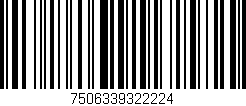 Código de barras (EAN, GTIN, SKU, ISBN): '7506339322224'