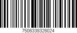 Código de barras (EAN, GTIN, SKU, ISBN): '7506339326024'