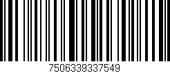 Código de barras (EAN, GTIN, SKU, ISBN): '7506339337549'