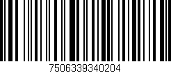 Código de barras (EAN, GTIN, SKU, ISBN): '7506339340204'