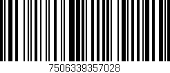 Código de barras (EAN, GTIN, SKU, ISBN): '7506339357028'