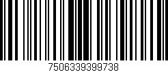 Código de barras (EAN, GTIN, SKU, ISBN): '7506339399738'