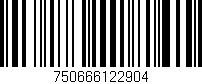 Código de barras (EAN, GTIN, SKU, ISBN): '750666122904'