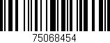 Código de barras (EAN, GTIN, SKU, ISBN): '75068454'