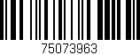 Código de barras (EAN, GTIN, SKU, ISBN): '75073963'