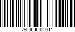 Código de barras (EAN, GTIN, SKU, ISBN): '7508090830611'