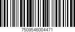 Código de barras (EAN, GTIN, SKU, ISBN): '7509546004471'