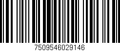 Código de barras (EAN, GTIN, SKU, ISBN): '7509546029146'