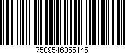 Código de barras (EAN, GTIN, SKU, ISBN): '7509546055145'