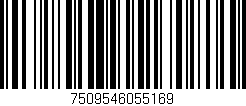 Código de barras (EAN, GTIN, SKU, ISBN): '7509546055169'