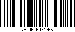 Código de barras (EAN, GTIN, SKU, ISBN): '7509546061665'