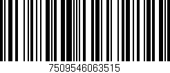 Código de barras (EAN, GTIN, SKU, ISBN): '7509546063515'