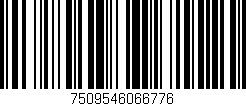 Código de barras (EAN, GTIN, SKU, ISBN): '7509546066776'