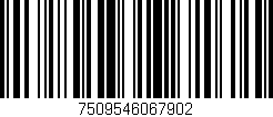 Código de barras (EAN, GTIN, SKU, ISBN): '7509546067902'