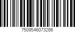 Código de barras (EAN, GTIN, SKU, ISBN): '7509546073286'