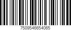 Código de barras (EAN, GTIN, SKU, ISBN): '7509546654065'