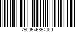Código de barras (EAN, GTIN, SKU, ISBN): '7509546654089'