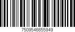 Código de barras (EAN, GTIN, SKU, ISBN): '7509546655949'