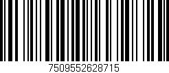 Código de barras (EAN, GTIN, SKU, ISBN): '7509552628715'