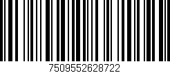 Código de barras (EAN, GTIN, SKU, ISBN): '7509552628722'