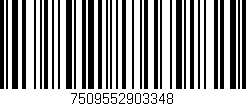 Código de barras (EAN, GTIN, SKU, ISBN): '7509552903348'