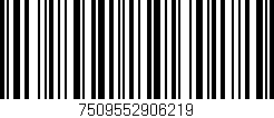 Código de barras (EAN, GTIN, SKU, ISBN): '7509552906219'