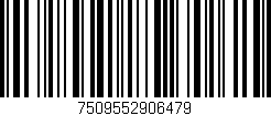 Código de barras (EAN, GTIN, SKU, ISBN): '7509552906479'