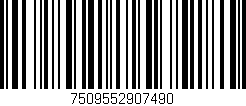 Código de barras (EAN, GTIN, SKU, ISBN): '7509552907490'