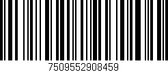 Código de barras (EAN, GTIN, SKU, ISBN): '7509552908459'