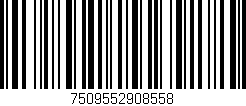 Código de barras (EAN, GTIN, SKU, ISBN): '7509552908558'