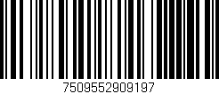 Código de barras (EAN, GTIN, SKU, ISBN): '7509552909197'