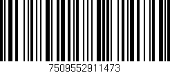 Código de barras (EAN, GTIN, SKU, ISBN): '7509552911473'