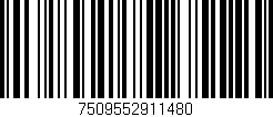 Código de barras (EAN, GTIN, SKU, ISBN): '7509552911480'