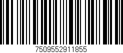 Código de barras (EAN, GTIN, SKU, ISBN): '7509552911855'