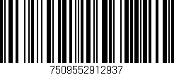 Código de barras (EAN, GTIN, SKU, ISBN): '7509552912937'