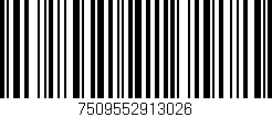 Código de barras (EAN, GTIN, SKU, ISBN): '7509552913026'
