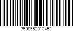 Código de barras (EAN, GTIN, SKU, ISBN): '7509552913453'
