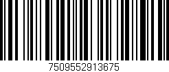 Código de barras (EAN, GTIN, SKU, ISBN): '7509552913675'