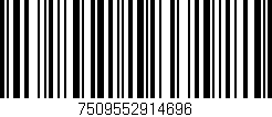 Código de barras (EAN, GTIN, SKU, ISBN): '7509552914696'