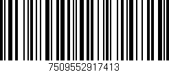 Código de barras (EAN, GTIN, SKU, ISBN): '7509552917413'