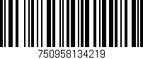 Código de barras (EAN, GTIN, SKU, ISBN): '750958134219'