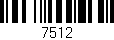 Código de barras (EAN, GTIN, SKU, ISBN): '7512'