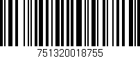 Código de barras (EAN, GTIN, SKU, ISBN): '751320018755'