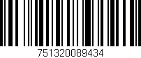 Código de barras (EAN, GTIN, SKU, ISBN): '751320089434'