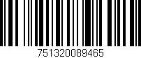 Código de barras (EAN, GTIN, SKU, ISBN): '751320089465'