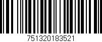 Código de barras (EAN, GTIN, SKU, ISBN): '751320183521'