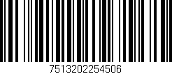 Código de barras (EAN, GTIN, SKU, ISBN): '7513202254506'